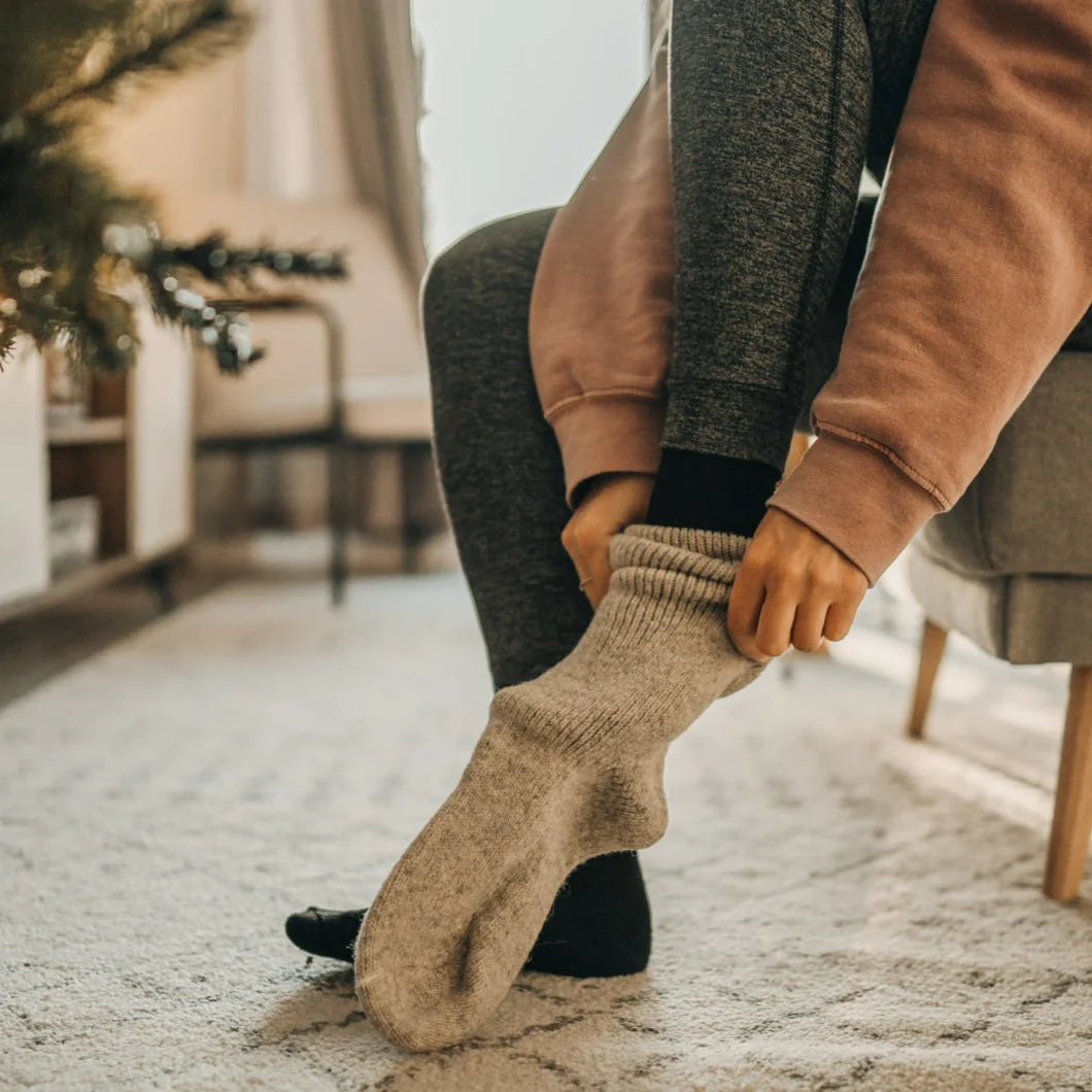 J. B. Field's |  40 Below Icelandic Sock | Beige