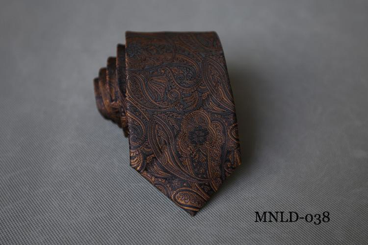 Men's | H. R. Lash Tie | MNLD-038 | Brown Paisley