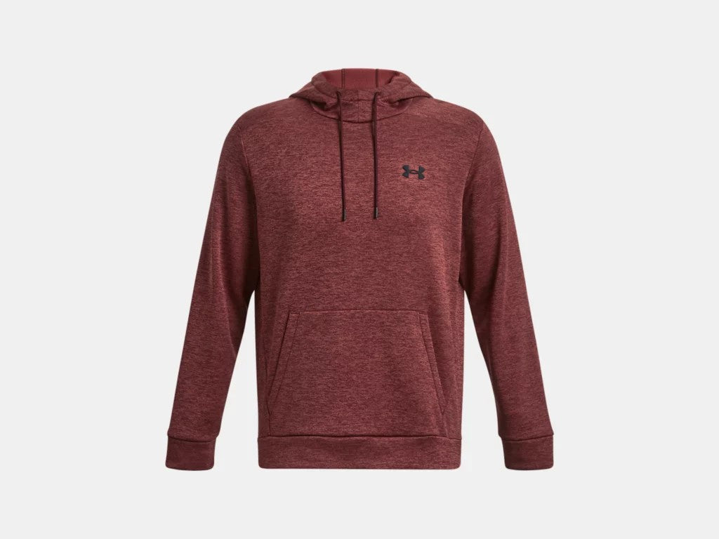 Men's | Under Armour | 1373354-600 | Armour Fleece® Twist Hoodie | Dark Maroon / Black