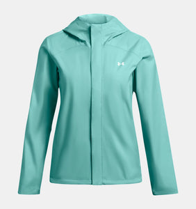 Women's | Under Armour | 1374645 | Stormproof Cloudstrike 2.0 Jacket | Radial Turquoise / White