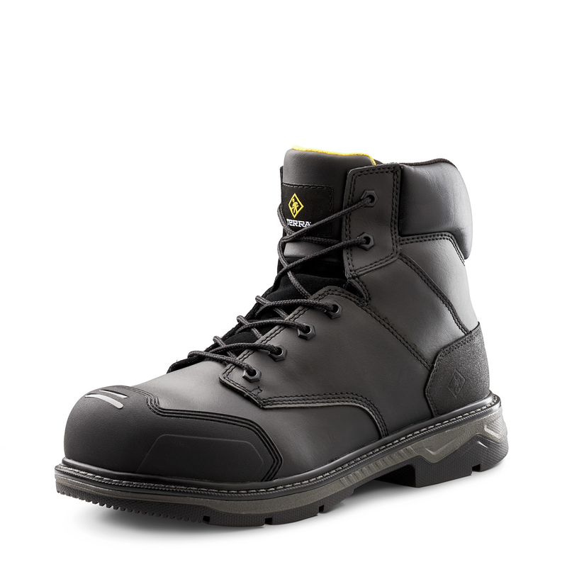 Unisex | Terra | TR0A4NS6BLK | Patton 6" Aluminum Toe Safety Work Boot | Black