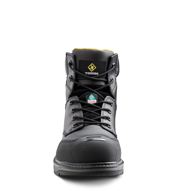 Unisex | Terra | TR0A4NS6BLK | Patton 6" Aluminum Toe Safety Work Boot | Black