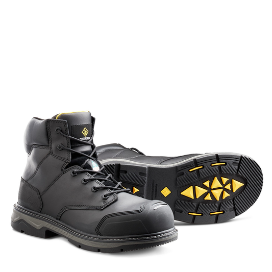 Unisex | Terra | TR0A4NS6BLK | Patton 6" Aluminum Toe Safety Work Boot | Black