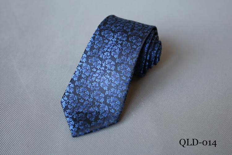 Men's | H. R. Lash Tie | QLD-014 | Navy Flower