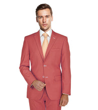 Load image into Gallery viewer, Men&#39;s | Giorgio Fiorelli | G47815-30 | 2 Button Side Vented Poly-Rayon Suit | Rose
