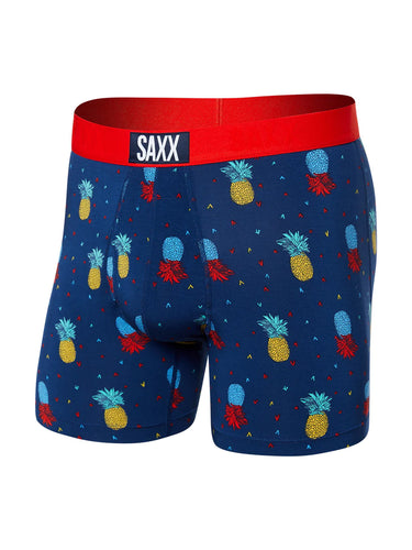 Men's | Saxx | SXBB30F | Ultra Boxer Brief Fly | Pineapple Flip / Navy