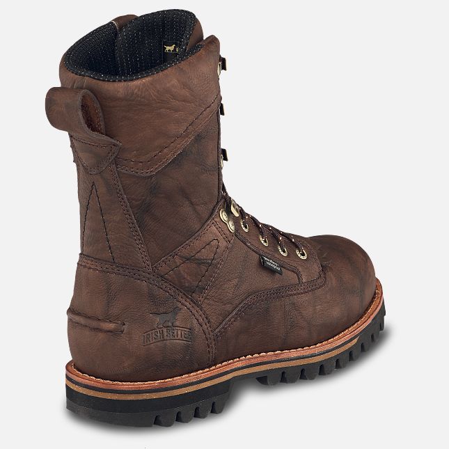Men's | Irish Setter | A0861 | Elk Tracker 10" Uninsulated Hunting Boot | Brown Leather