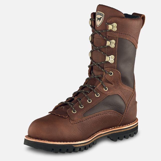 Men's | Irish Setter | 882 | Elk Tracker 12" 600G Insulation | Brown Leather