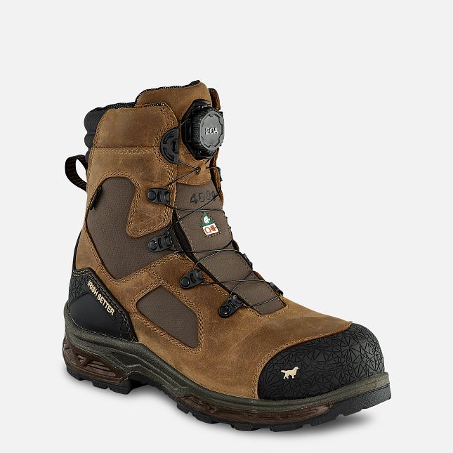 Men's | Irish Setter | 83864 | Kasota  8" Work Boot | Brown