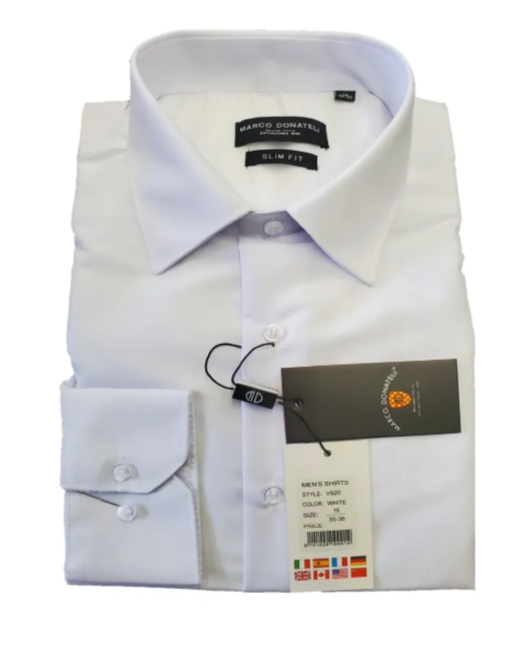 Men's | Sergio Lewis | V920 | Slim Fit Dress Shirt | White