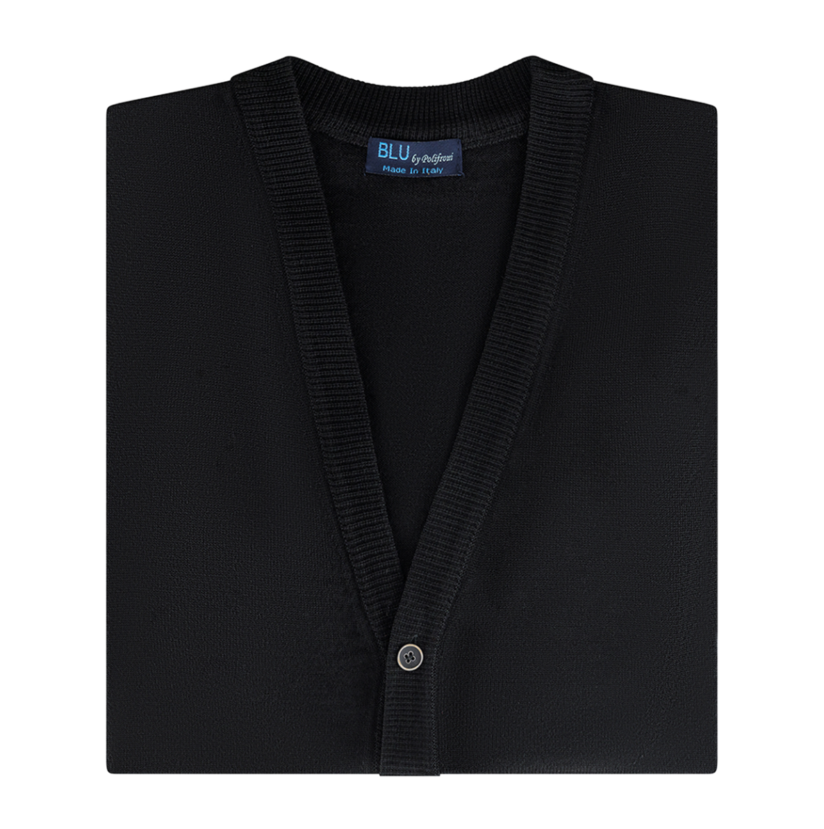 Men's | BLU By Polifroni | BSW-100BV | Button Vest | Black