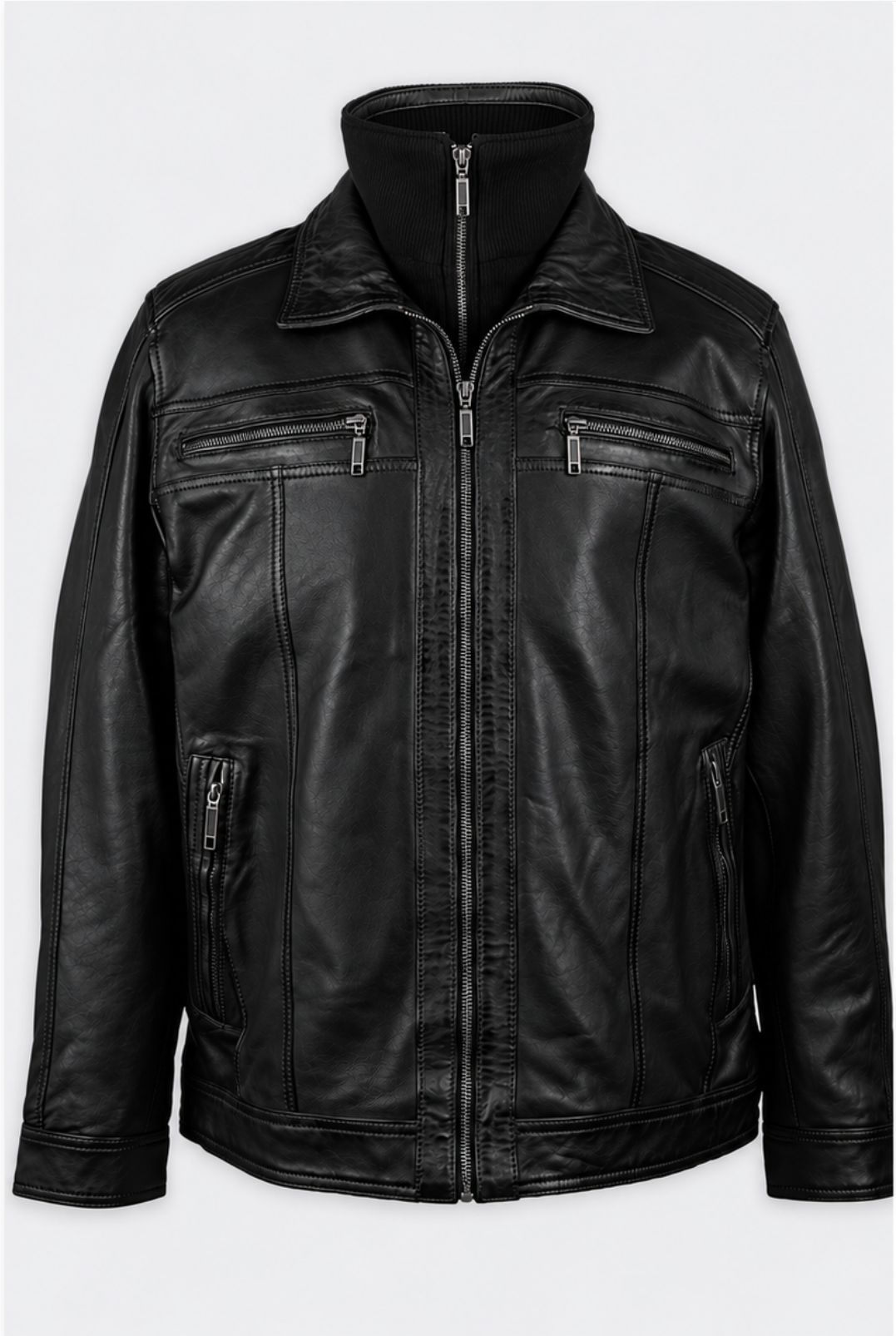 Men's | Plonge | 40578 | Leather Jacket | Black