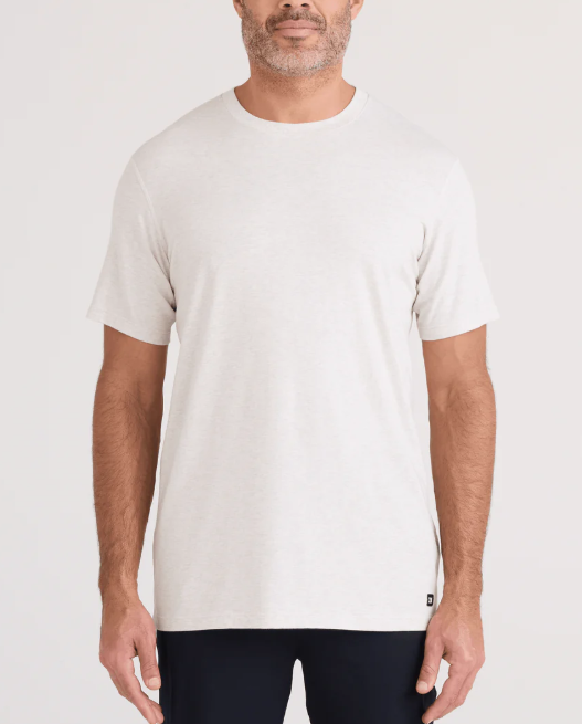 Men's | Saxx | SXTS82 | DropTemp® Cooling Cotton Cooling Cotton Tee | Steel Heather