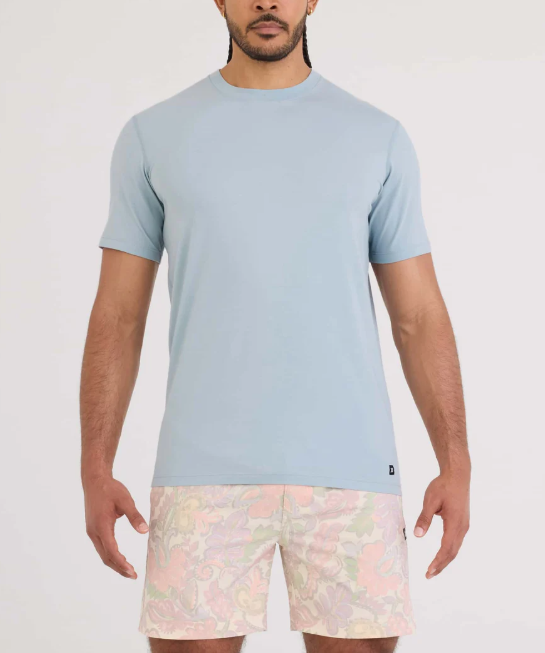 Men's | Saxx | SXTS82 | DropTemp® Cooling Cotton Cooling Cotton Tee | Blue Fog