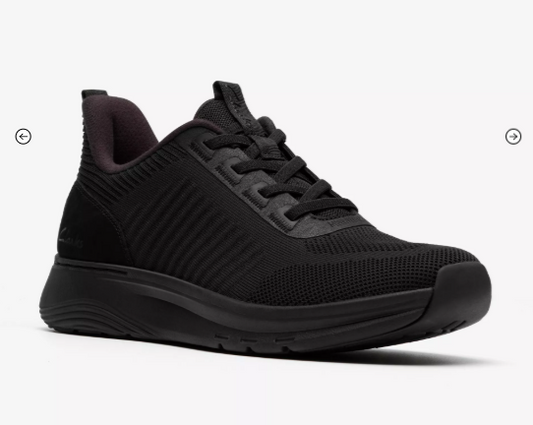 Men's | Clarks | 26185348 | Motion Trek LT | Black Knit