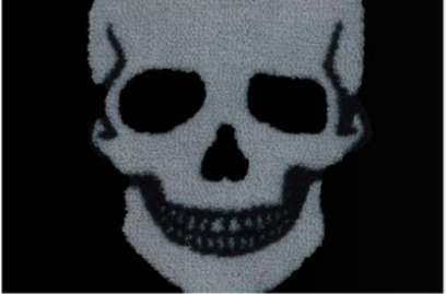 Men's | Majestic | 13024110-002 | Plush Shawl Robe | Skull