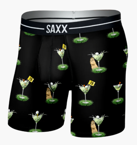 Men's | Saxx | SXPP2VX | Volt Breathable Mesh Boxer Brief 6" | My Handicap / Black