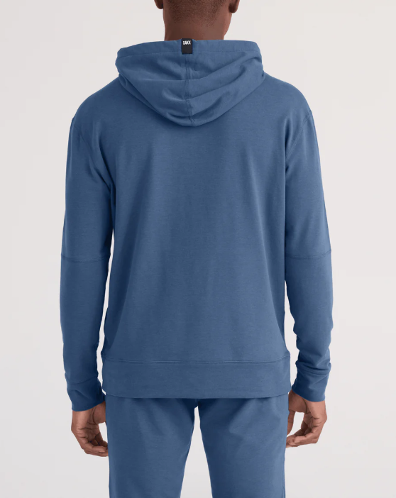 Men's | Saxx | SXLH37 | 3six Five Lounge Hoodie | Washed Indigo