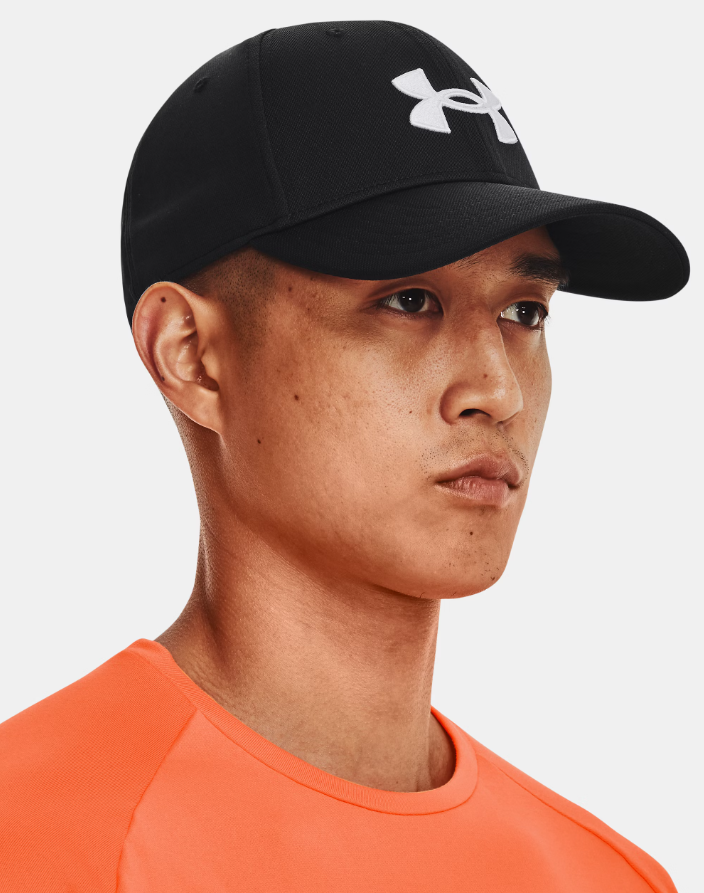 Men's | Under Armour | 1376701-001 | Blitzing Low Adjustable Cap | Black/White