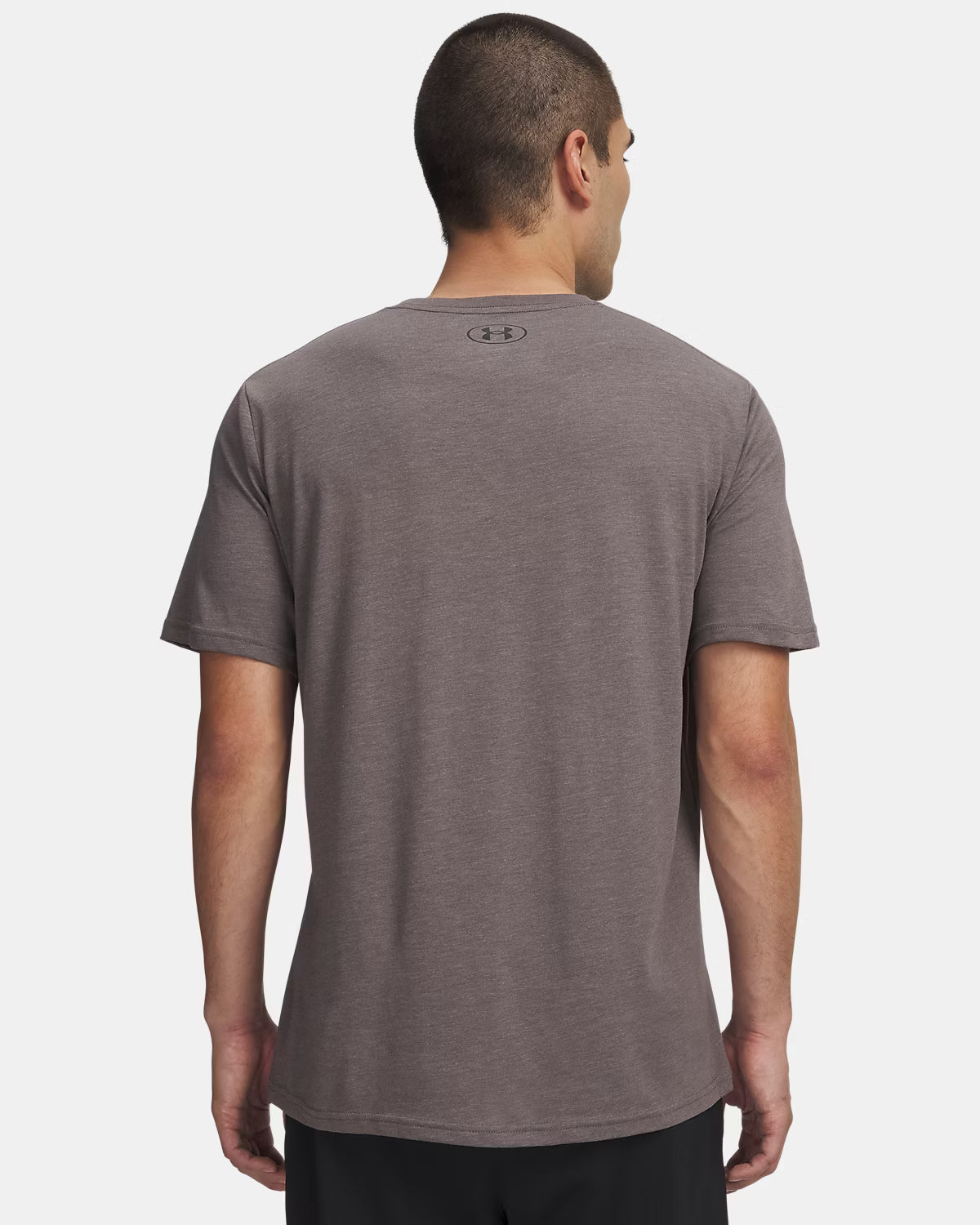 Men's | Under Armour | 1326799-019 | Left Chest Logo Short Sleeve | Charcoal Medium Heather / Black