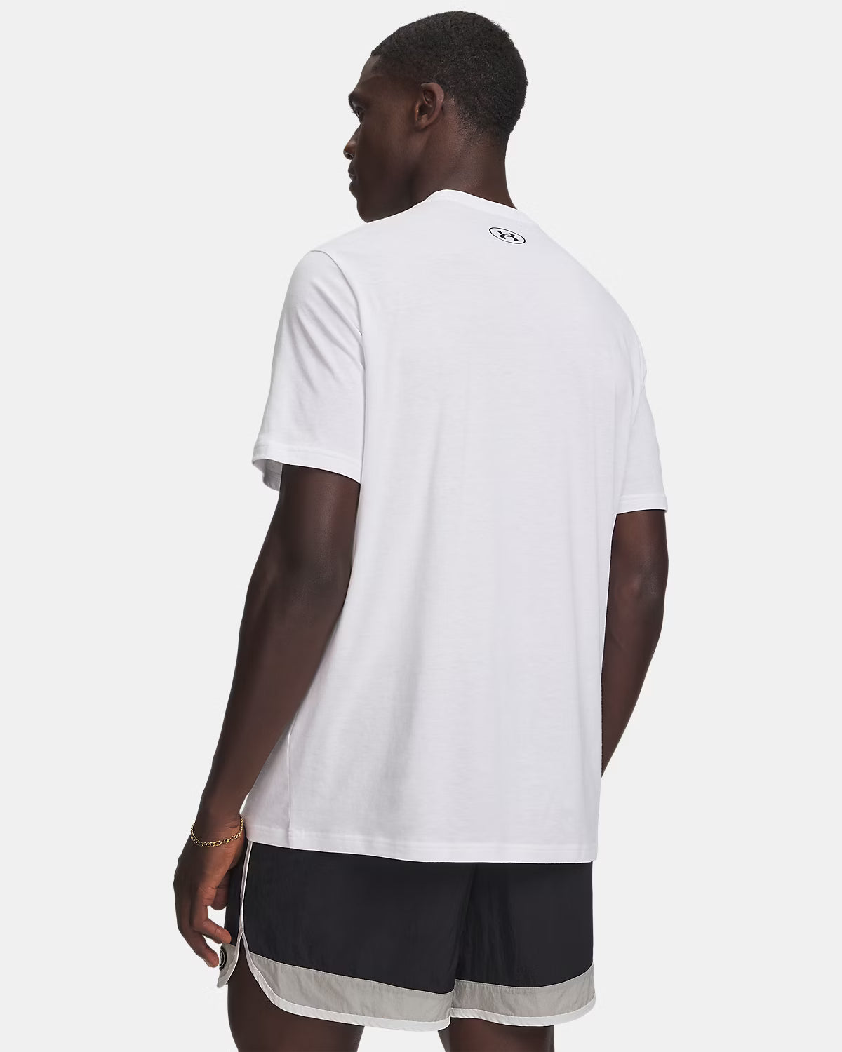 Men's | Under Armour | 1326799-100 | Left Chest Logo Men's Short Sleeve | White / Black