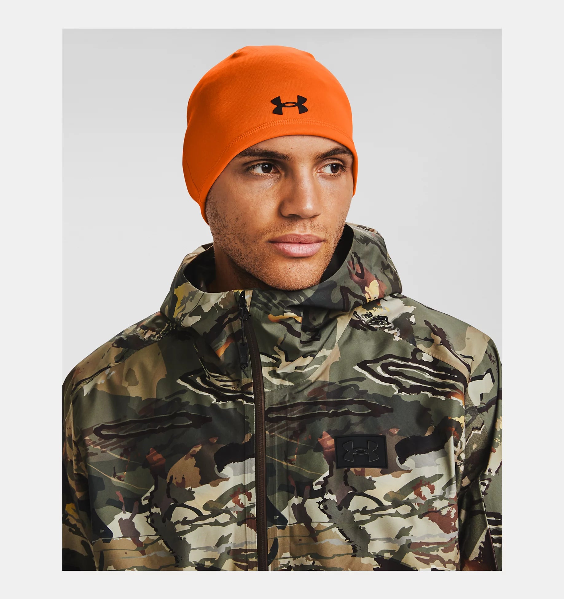 Under armour shop blaze orange beanie