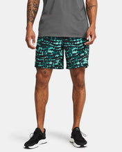 Load image into Gallery viewer, Men&#39;s | Under Armour | 1370030-449 | Expanse 2-in-1 Boardshorts | Hydro Teal / Radial Turquoise / Black