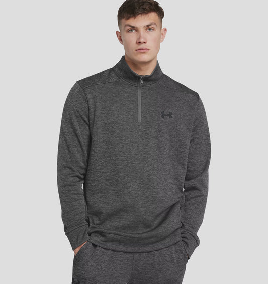 Men's | Under Armour | 1373359-026 | Fleece® Twist ¼ Zip | Castlerock / Black
