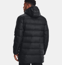 Load image into Gallery viewer, Men&#39;s | Under Armour | 1373663 | Storm Armour Down Parka | Black / Pitch Gray