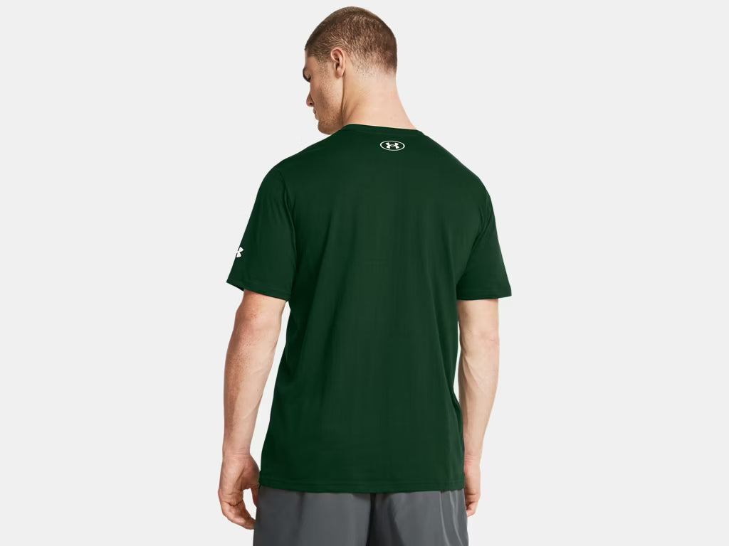 Men's | Under Armour | 1383264-301 | Athletics Short Sleeve | Forest Green/White