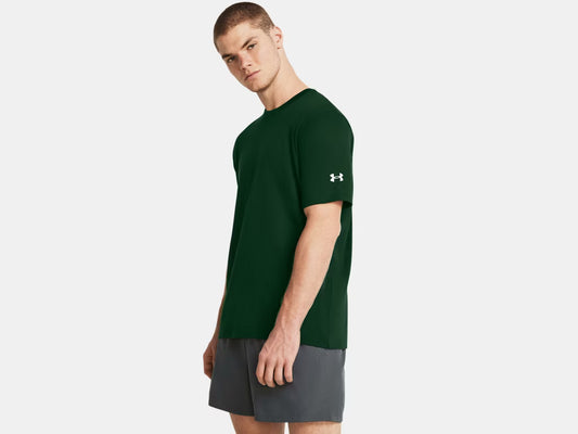 Men's | Under Armour | 1383264-301 | Athletics Short Sleeve | Forest Green/White