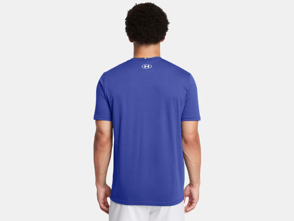 Men's | Under Armour | 1383264-400 | Athletics Short Sleeve | Royal/White