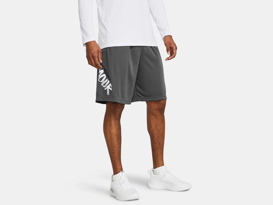 Men's | Under Armour | 1383354-025 | Tech™ Wordmark Shorts | Castlerock / Black