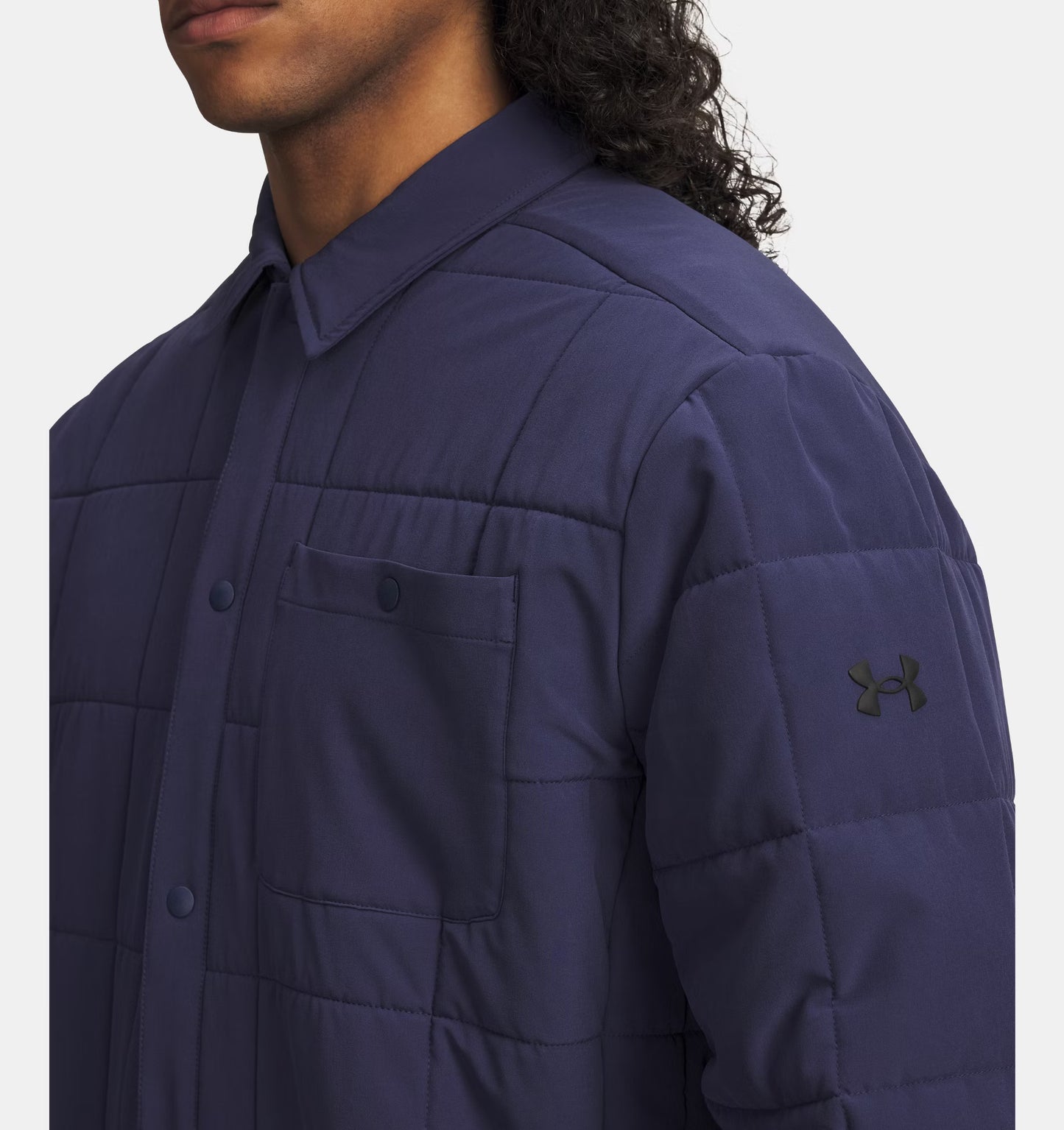 Men's | Under Armour | 1387030-403 | Expanse Quilted Shacket | Navy