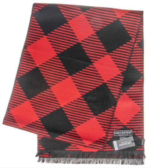 Men's | Dicapri | VS-24 | 100% Viscose Scarf | Red