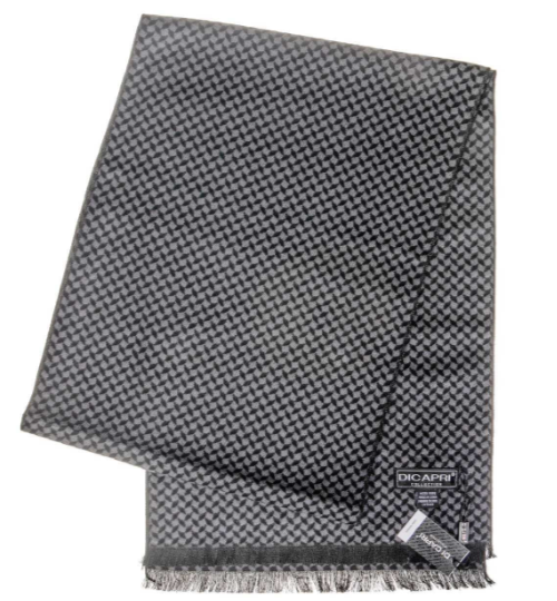 Men's | Dicapri | VS-28 | 100% Viscose Scarf | Grey