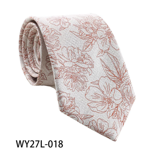 Men's | H. R. Lash Tie | WY27L-018 | Tan Flower