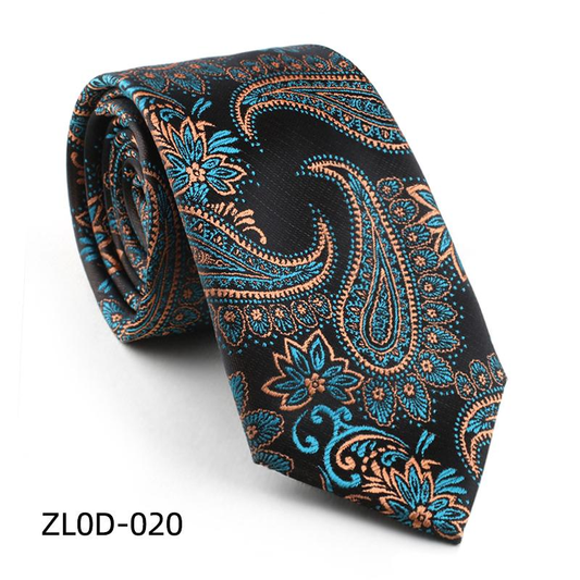 Men's | H. R. Lash Tie | ZL0D-020 | Teal/Orange