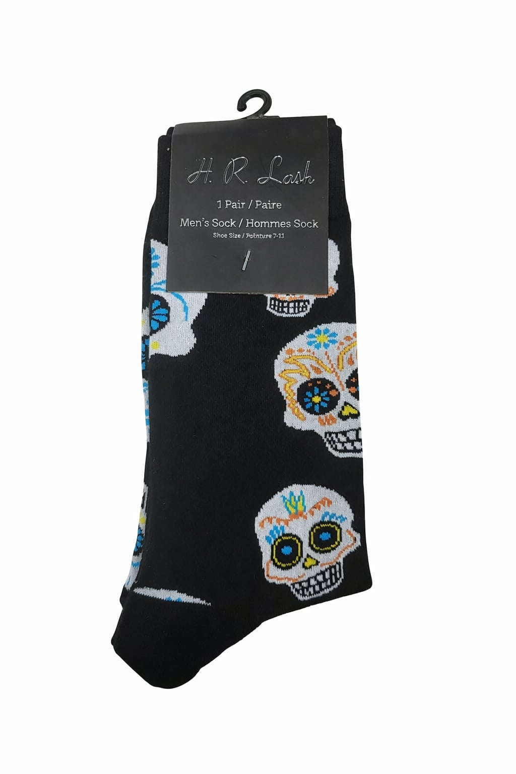 H.R. Lash | FS379 | Fun Socks | Sugar Skulls