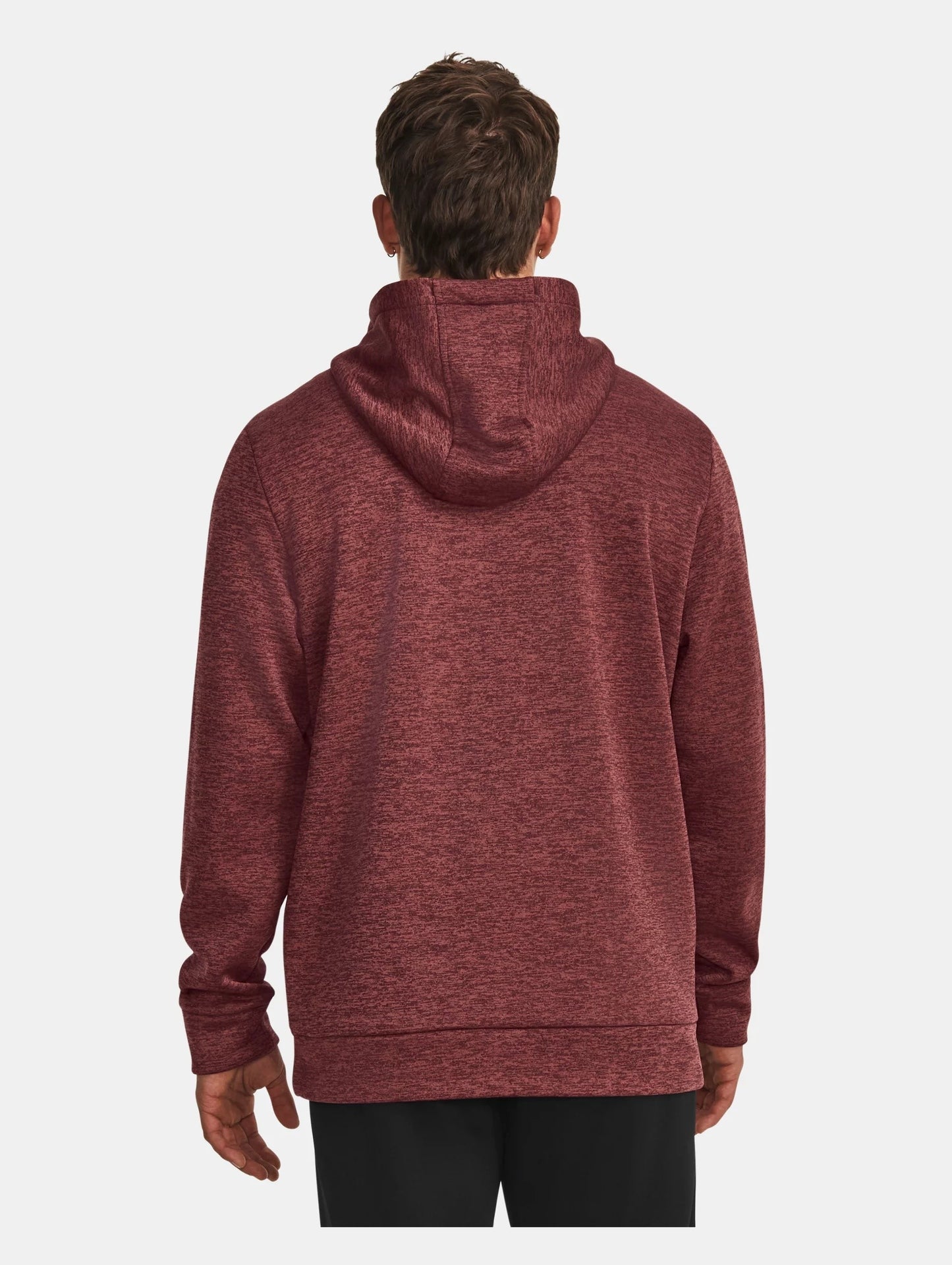 Men's | Under Armour | 1373354-600 | Armour Fleece® Twist Hoodie | Dark Maroon / Black