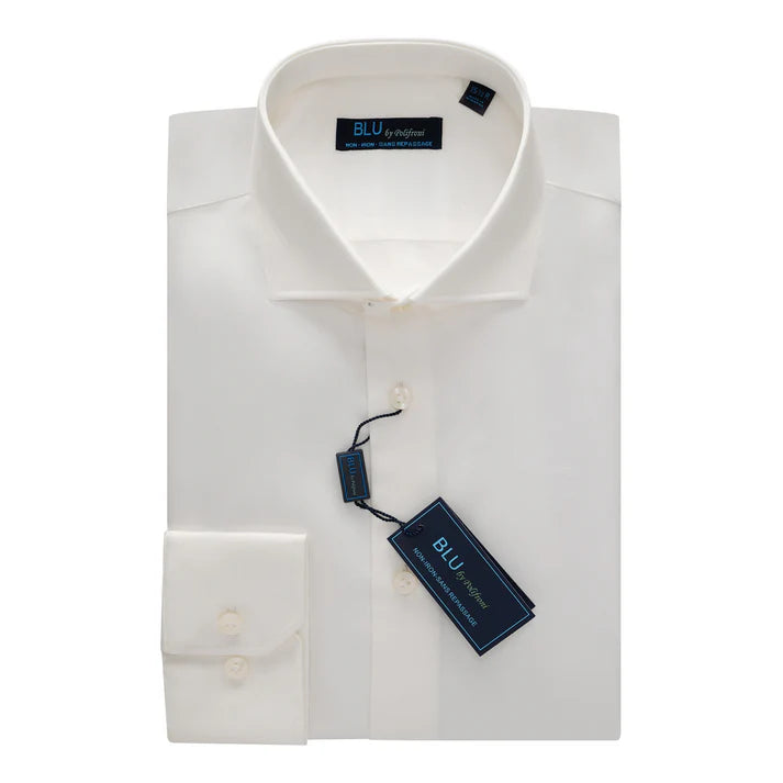 Men's | Blu by Polifroni | BLU-360 | Miami Dress Shirt | Ecru