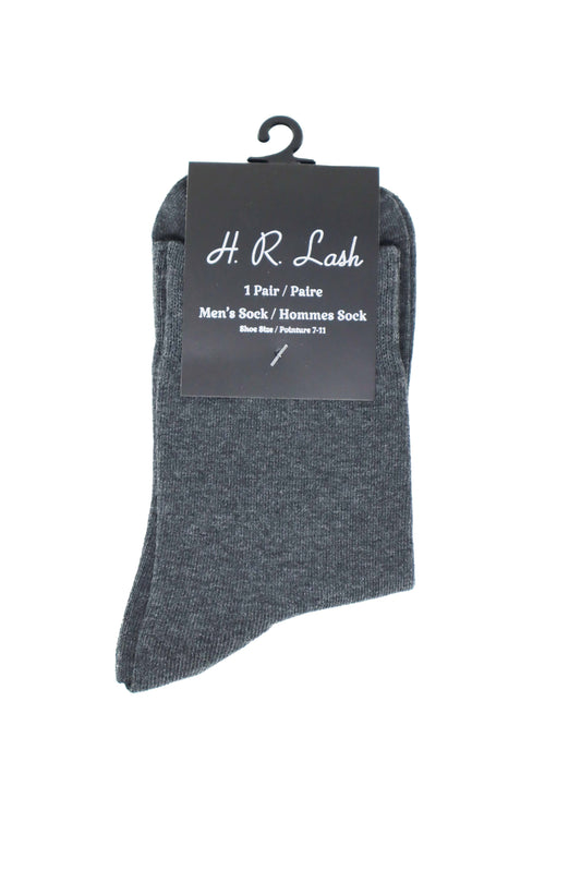H.R. Lash | DR003 | Dress Sock | Grey
