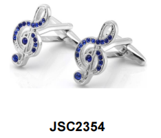 Men's | Cufflinks | JSC2354 | Music Note