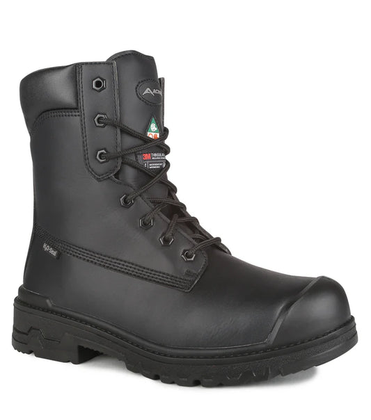 Acton | | A9225-11 | Prospect 8" vegan microfiber work boots | Black