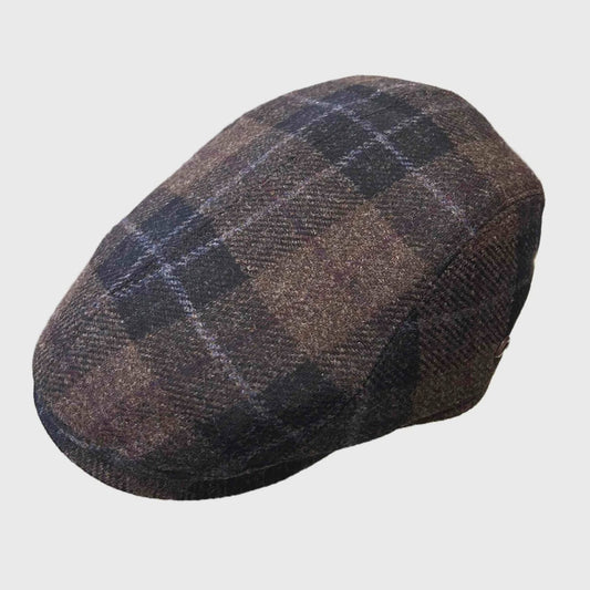 Men's | Göttmann | Jackson | Gortex Plaid Classic Caps | Navy/Brown