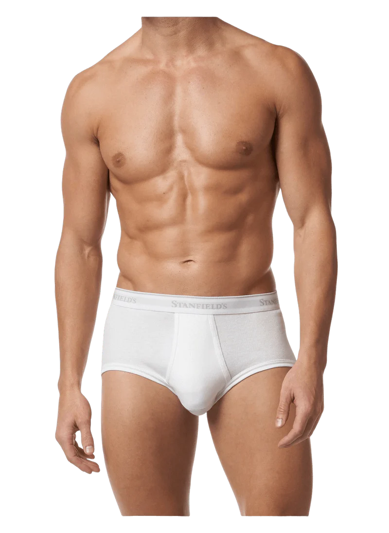 Men's | Stanfield's | 2503 | 100% Cotton | 3 Pack Brief | White