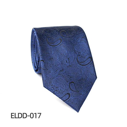 Men's | H. R. Lash Tie | ELDD-017 | Navy Paisley