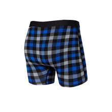 Load image into Gallery viewer, Men&#39;s | Saxx | SMBM35 | Vibe Boxer Brief | Blue Flannel Check