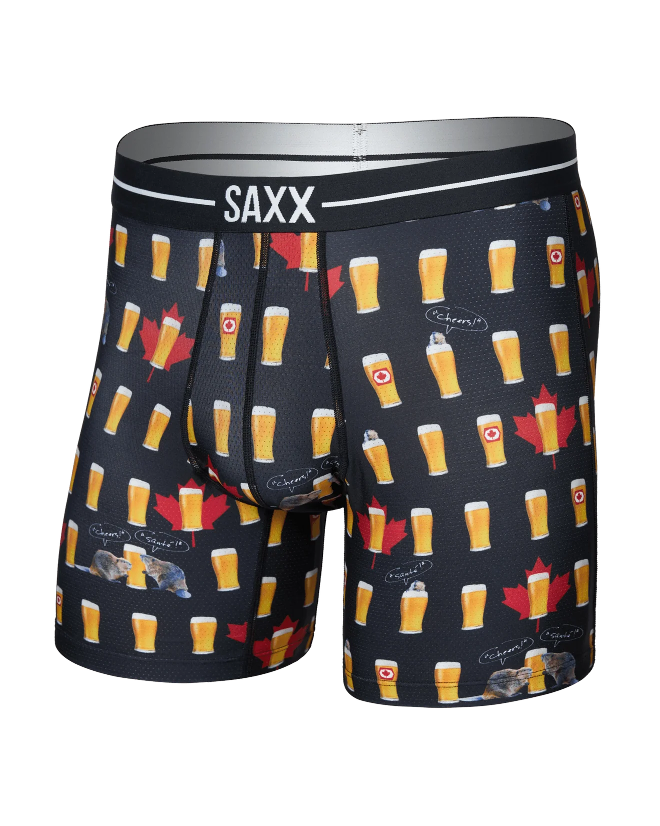 Men's | Saxx | SXPP2VX | Volt Breathable Mesh Boxer Brief 6" | Cheers Canada / Black