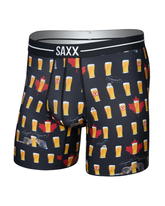 Men's | Saxx | SXPP2VX | Volt Breathable Mesh Boxer Brief 6" | Cheers Canada / Black